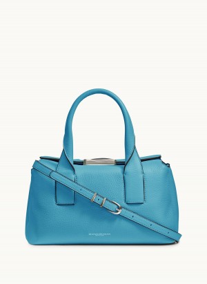 Donna Karan Amagansett Satchel Blue | USA_DK55792