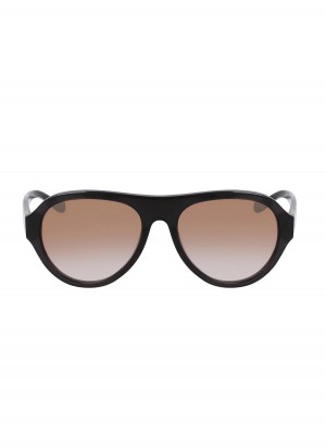 Donna Karan Aviator 56mm Modern Icons Eyewear Black | USA_DK12730