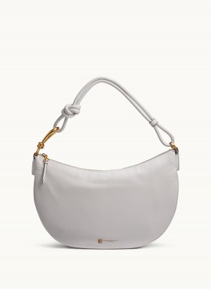 Donna Karan Roslyn Large Hobo Bag White | USA_DK38514