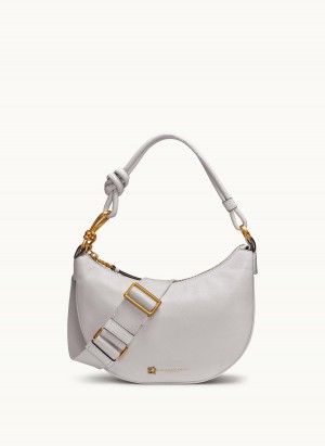 Donna Karan Roslyn Small Hobo Bag White | USA_DK47110