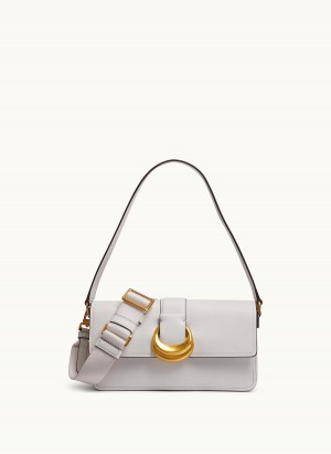 Donna Karan Valley Stream Shoulder Bag White | USA_DK20498