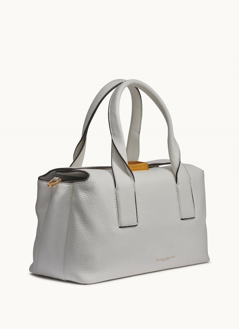 Donna Karan Amagansett Satchel White | USA_DK25659