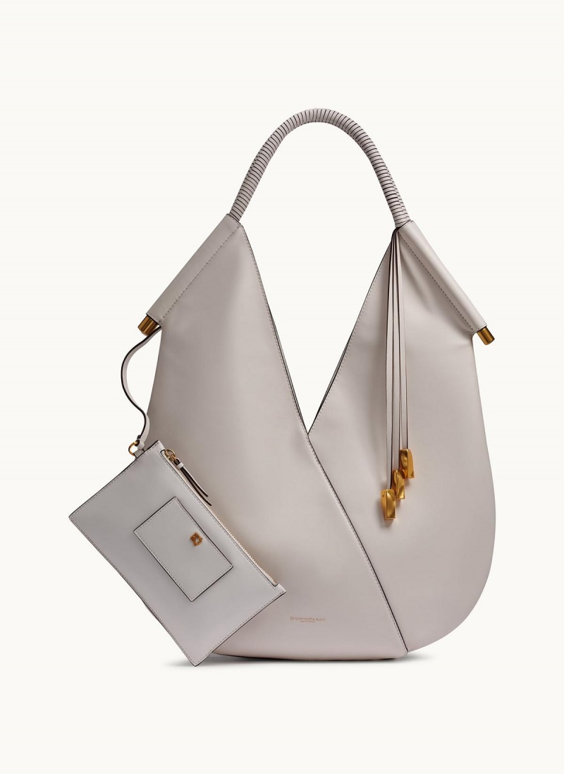 Donna Karan Baldwin Large Shoulder Bag White | USA_DK41298