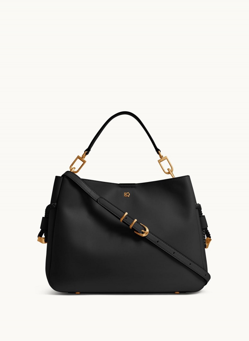 Donna Karan Bellerose Satchel Black | USA_DK11609