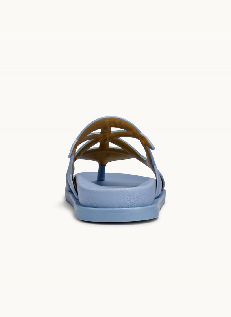 Donna Karan Hatsy Flat Sandals Blue | USA_DK44307