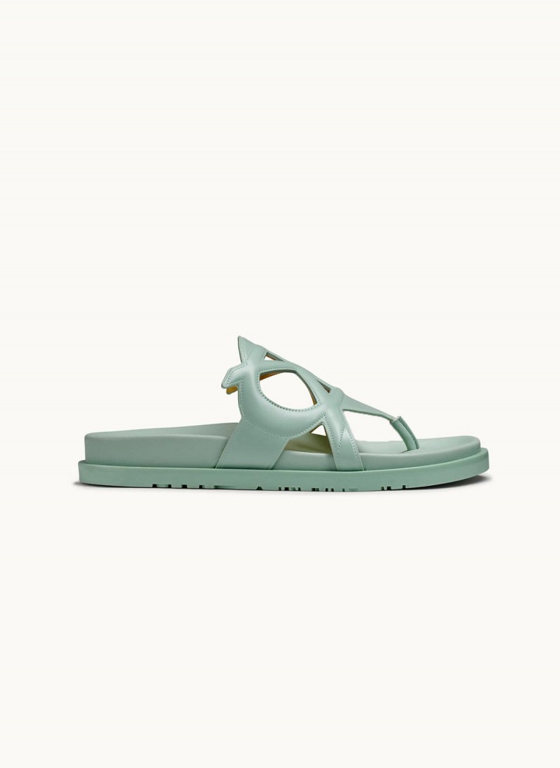 Donna Karan Hatsy Flat Sandals Green | USA_DK58865