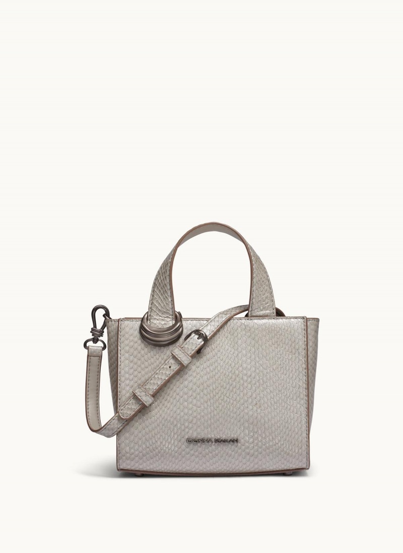 Donna Karan Hewlett Crossbody Bag Cream | USA_DK53401