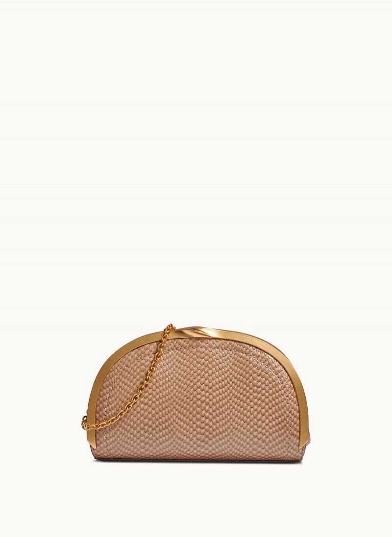 Donna Karan Lawrence Clutch Satchel Gold | USA_DK66675