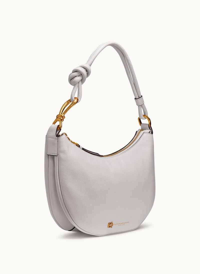 Donna Karan Roslyn Small Hobo Bag White | USA_DK47110