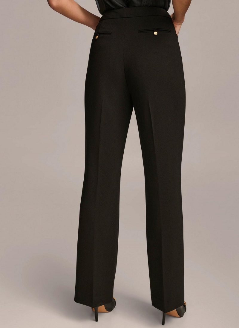 Donna Karan Updated Modern Fit Pants Black | USA_DK75016