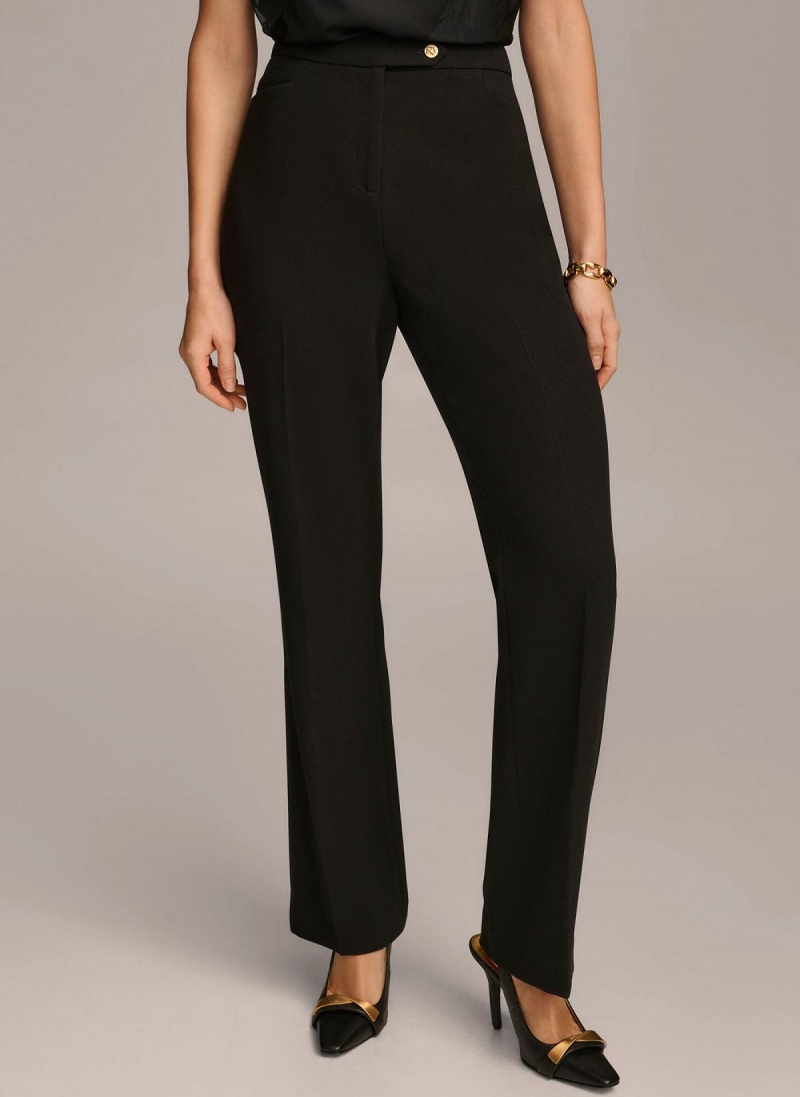 Donna Karan Updated Modern Fit Pants Black | USA_DK75016