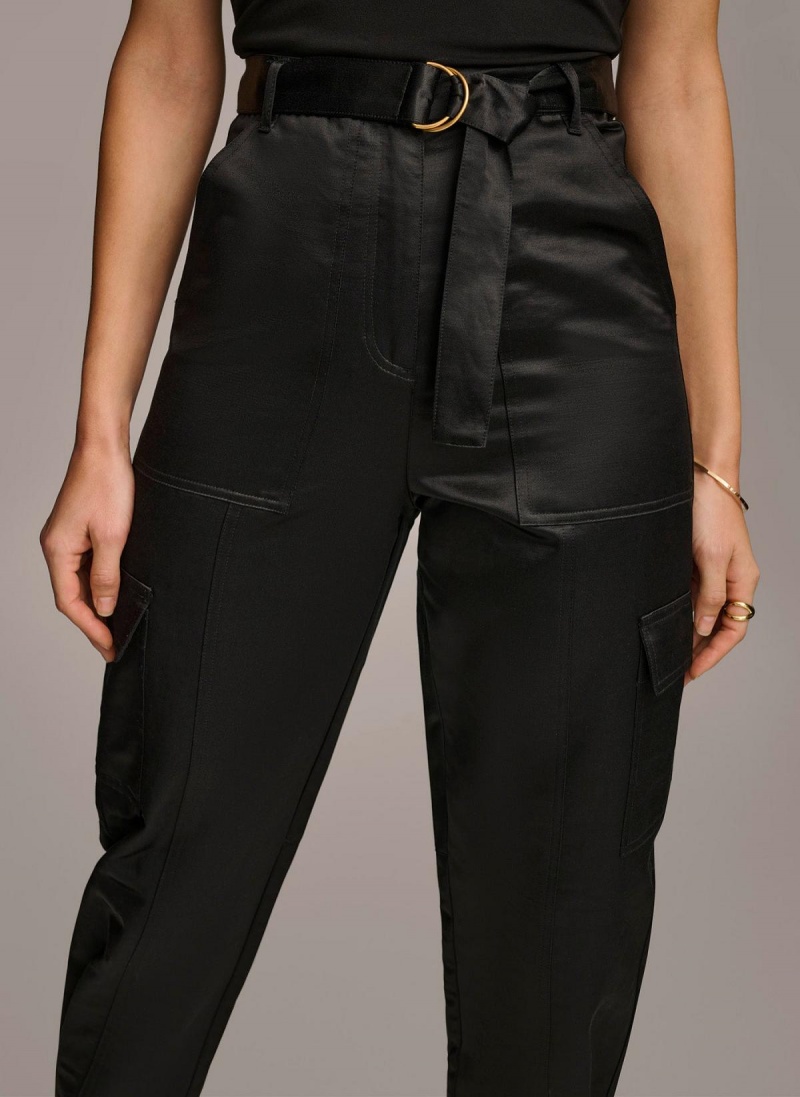 Donna Karan Utility Pants Black | USA_DK69762