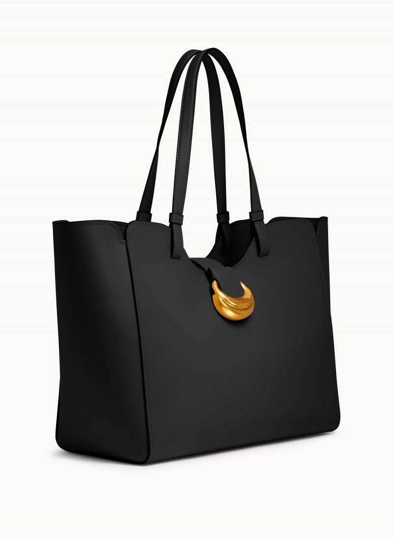 Donna Karan Valley Stream Large Tote Bag Black | USA_DK86269