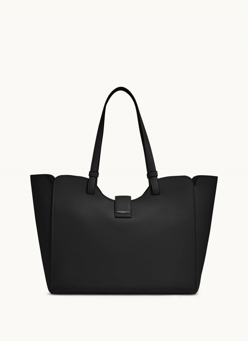 Donna Karan Valley Stream Large Tote Bag Black | USA_DK86269