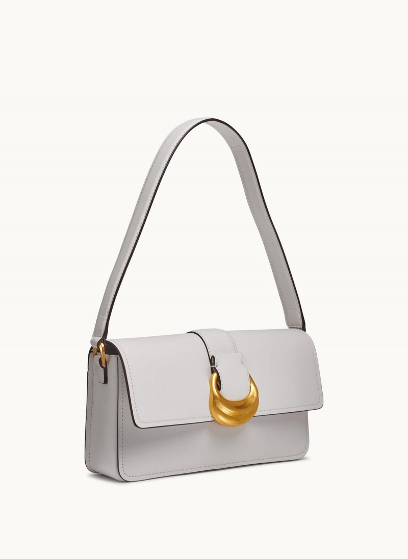 Donna Karan Valley Stream Shoulder Bag White | USA_DK20498